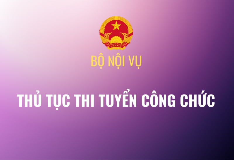 INFOGRAPHIC: Thủ tục thi tuyển công chức